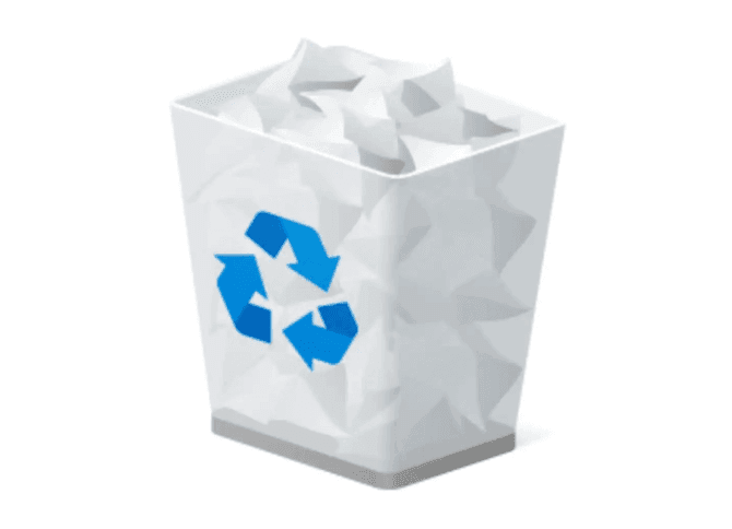 Windows recycle bin icon